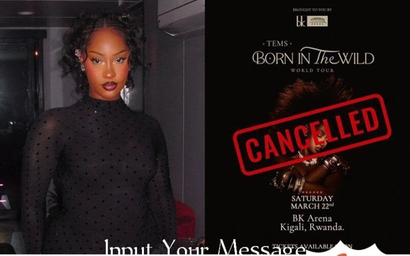 Nigerian Singer Tems Cancels Rwanda Show Over Country’s Alleged Support for M23 Rebels
