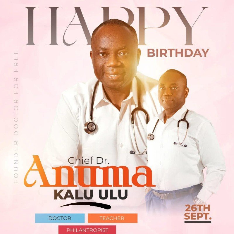 Celebrating Dr. Anuma Kalu Ulu: A Humanitarian Leader and Philanthropist 2 Anuma Kalu Ulu