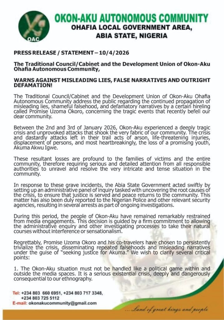 Okon-Aku Cautions PUO, Others: Lies and Media Manipulation Must Not Stall Justice 2 nnakaivlh copy 762x10863807877030152152386